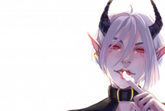 Картинка аниме ангелы +демоны демон