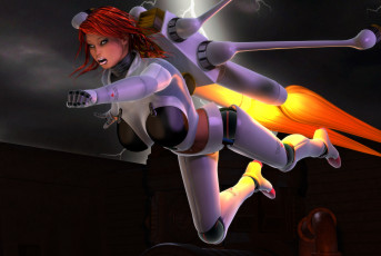 Картинка 3д+графика фантазия+ fantasy фон взгляд девушка