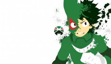 Картинка аниме boku+no+hero+academia изуку