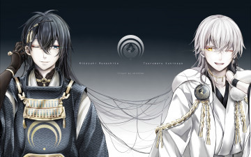 Картинка аниме touken+ranbu танец мечей