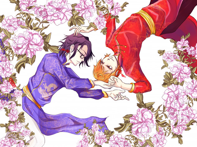 Обои картинки фото аниме, k project, парни