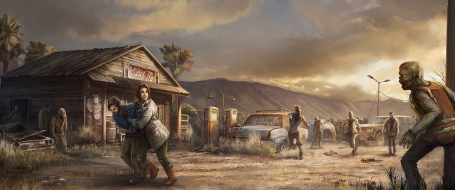 Обои картинки фото фэнтези, нежить, иной, мир, зомби, люди, выживание