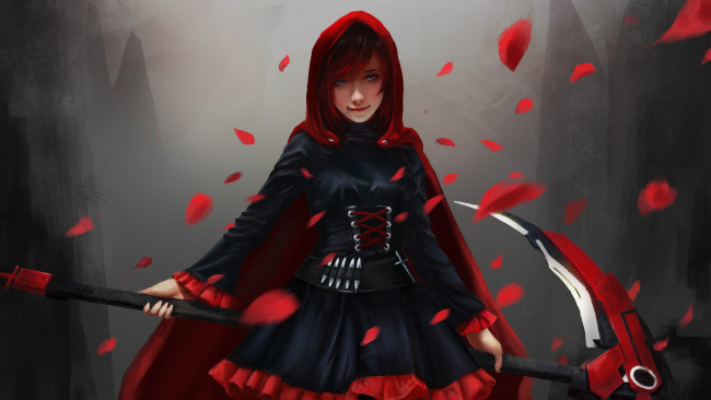 Обои картинки фото аниме, rwby, девушка