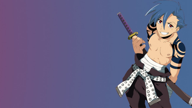 Обои картинки фото аниме, tengen toppa gurren-lagann, камина