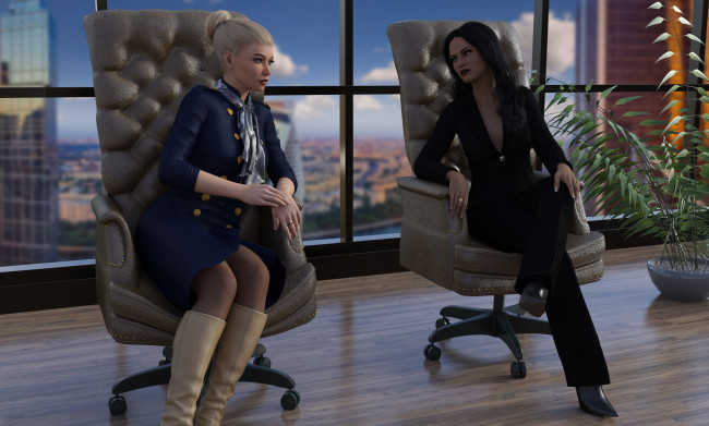 Обои картинки фото 3д графика, фантазия , fantasy, she, wolf, фон, взгляд, девушка