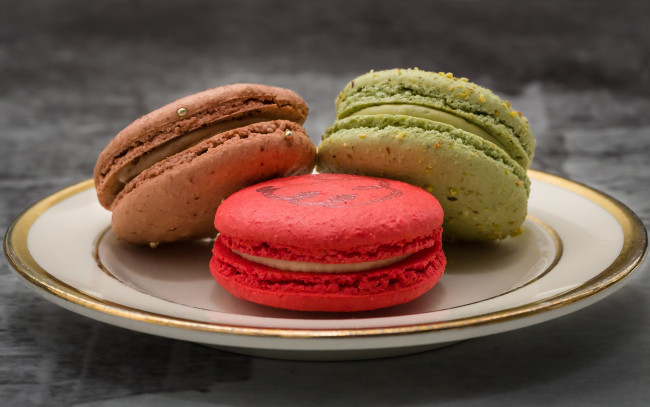 Обои картинки фото еда, макаруны, снедь