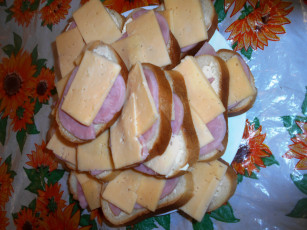 Картинка еда бутерброды +гамбургеры +канапе сыр хлеб колбаса