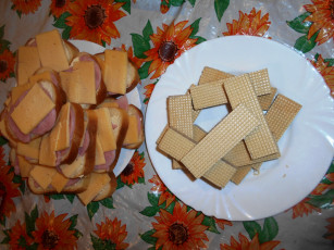 Картинка еда бутерброды +гамбургеры +канапе вафли сыр хлеб колбаса