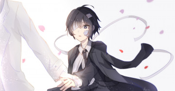 Картинка аниме bungou+stray+dogs акутагава