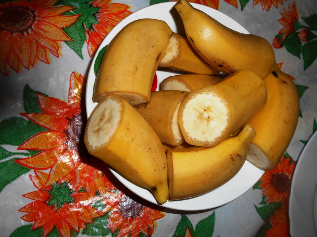 Обои картинки фото еда, бананы