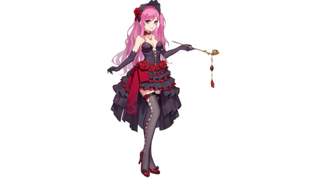 Обои картинки фото аниме, unknown,  другое , фон, взгляд, девушка