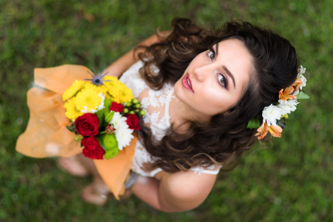 Обои картинки фото девушка, девушки, -unsort , невесты, модель