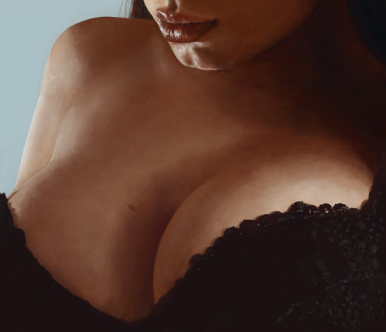 Обои картинки фото рисованное, люди, девушка, фон