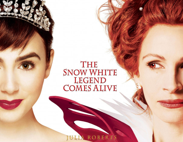 Обои картинки фото кино фильмы, mirror mirror, белоснежка, корона, мачеха