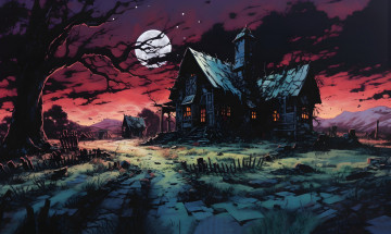 Картинка рисованное города нейросети графика нейроарт ai art нейронные сети рисунки нейро искусство