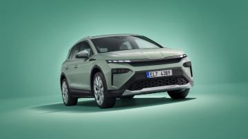 обоя автомобили, skoda, elroq, 85, 2024, задний, привод, электромoбиль, кроссовер