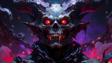 обоя фэнтези, демоны, нейросети, графика, нейроарт, ai, art, нейронные, сети, рисунки, нейро, искусство, нейрографика, graphics, neuroart, neural, networks, drawings, neuro, neurography