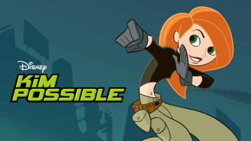 обоя мультфильмы, kim possible, kim, possible