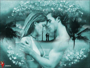 обоя разное, мужчина женщина