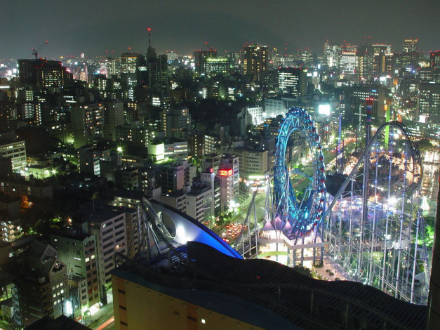 Обои картинки фото города, огни, ночного