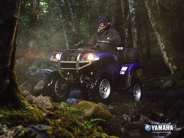 Обои картинки фото yamaha, мотоциклы, квадроциклы