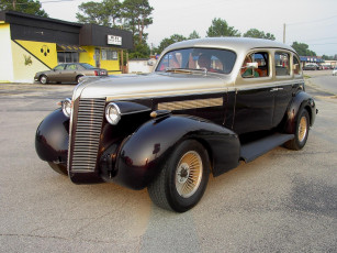Картинка 1937 buick sedan classic автомобили выставки уличные фото