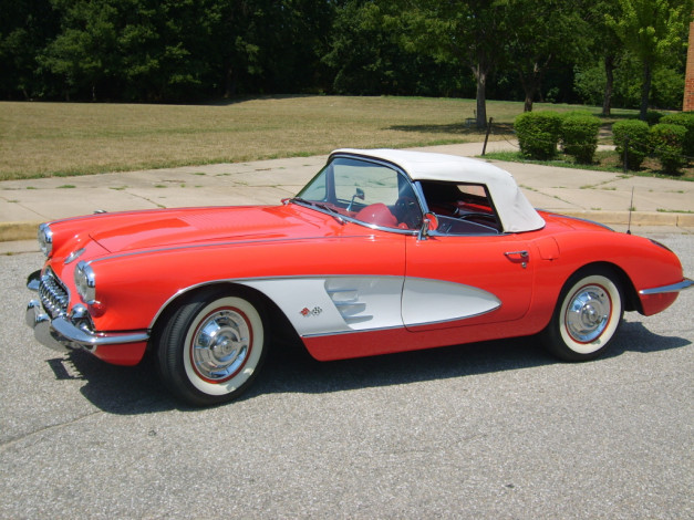 Обои картинки фото автомобили, corvette