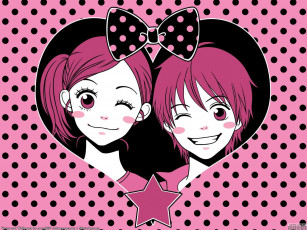 обоя аниме, lovely, complex