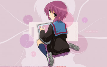 Картинка аниме the melancholy of haruhi suzumiya