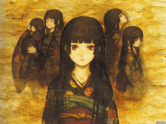 Обои картинки фото аниме, jigoku, shoujo
