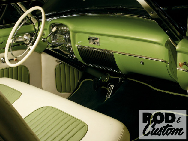 Обои картинки фото 1951, cadillac, hardtop, автомобили, спидометры, торпедо