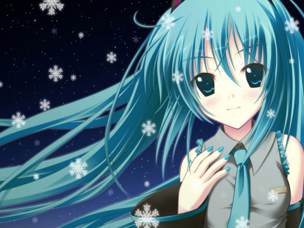 Обои картинки фото аниме, vocaloid