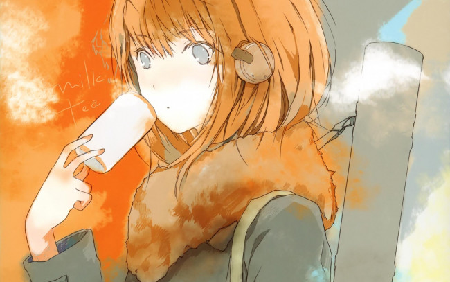 Обои картинки фото аниме, headphones, instrumental