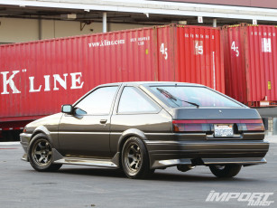 Картинка 1985 toyota corolla gt автомобили