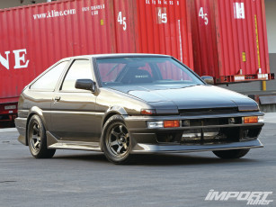 Картинка 1985 toyota corolla gt автомобили