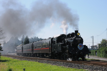 Картинка техника паровозы рельсы вагоны паровоз