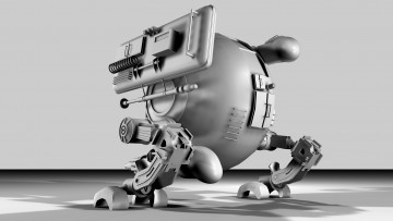 Картинка 3д графика modeling моделирование робот