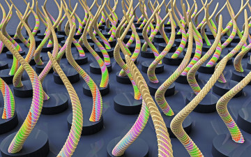 Картинка 3д графика abstract абстракции цвета