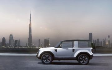Картинка land rover dc100 concept 2012 автомобили город дома