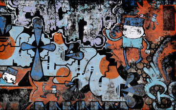 Картинка разное граффити стена рисунки