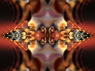 Картинка 3д графика fractal фракталы цвета фон узор