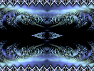 Картинка 3д графика fractal фракталы цвета узор фон