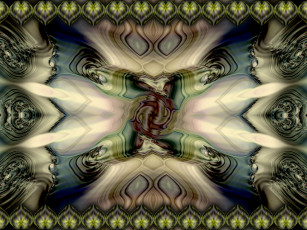 Картинка 3д графика fractal фракталы цвета узор фон