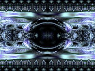 Картинка 3д графика fractal фракталы фон цвета узор