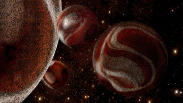 Картинка космос арт планеты