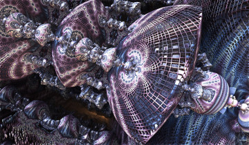 Картинка 3д графика fractal фракталы узор цвета фон