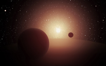 Картинка космос арт планеты