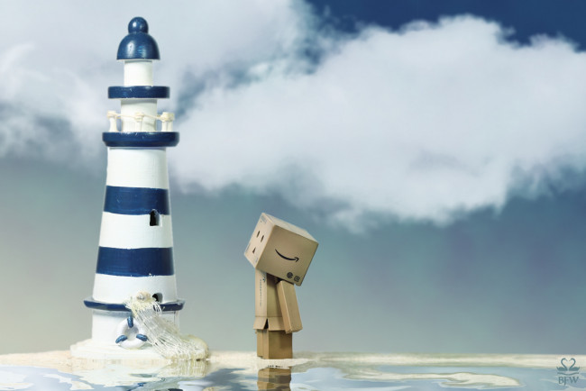 Обои картинки фото разное, данбо, danboard, коробочка, маяк