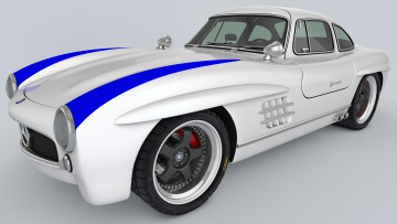 Картинка автомобили 3д 300 benz mercedes