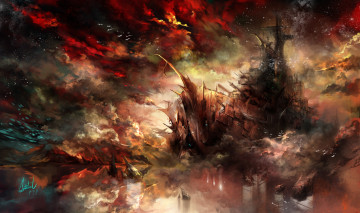 Картинка фэнтези другое корабль